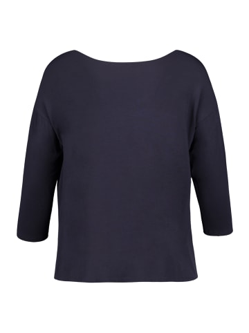 BETTY & CO Basic Shirt unifarben in dunkelblau