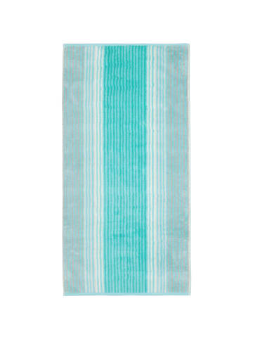 Cawö Cawö Handtücher Noblesse Cashmere Streifen 1056 mint - 14 in mint - 14