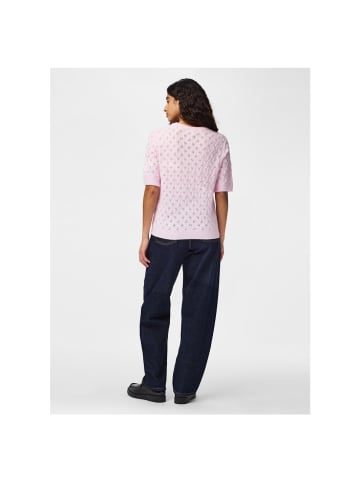 Pieces Pullover in roseate spoonbill