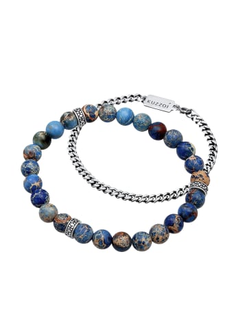 KUZZOI Schmuck für Herren in blau