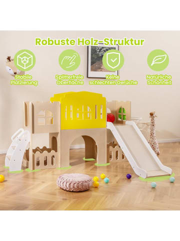 COSTWAY 7-in-1 Kinder Rutsche in Bunt