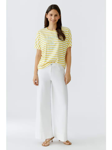 Oui T-Shirt in white yellow