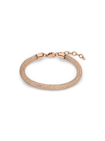s.Oliver Armband Sparkle Mesh in roségold