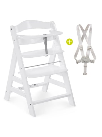 Hauck Hochstuhl Alpha Plus - White in weiss