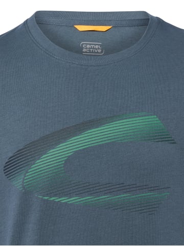 Camel Active T-Shirt in blau grün - 0001