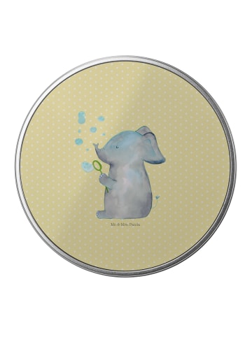 Mr. & Mrs. Panda Metallbox Elefant Seifenblasen ohne Spruch in Gelb Pastell
