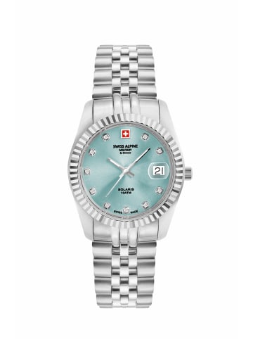 Swiss Alpine Military by Grovana Analoguhr für Damen in silber