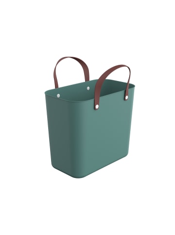 Rotho Albula Einkaufskorb 25l, Kunststoff (PP recycelt) in Mistletoe grün