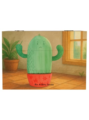 Mr. & Mrs. Panda Geschenkbox Kaktus Wut Design ohne Spruch in Weiß