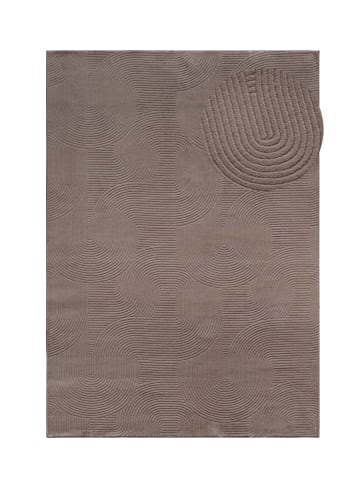 Tara Carpet Kurzflorteppich Homestyle Wellen in Taupe