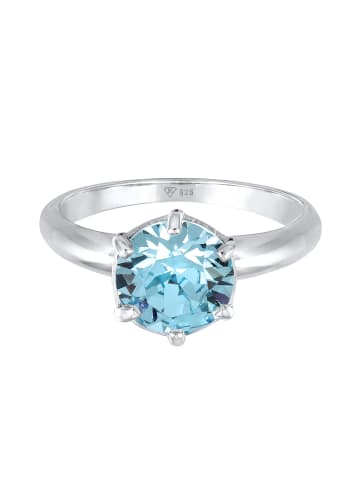 Elli Ring 925 Sterling Silber in Blau