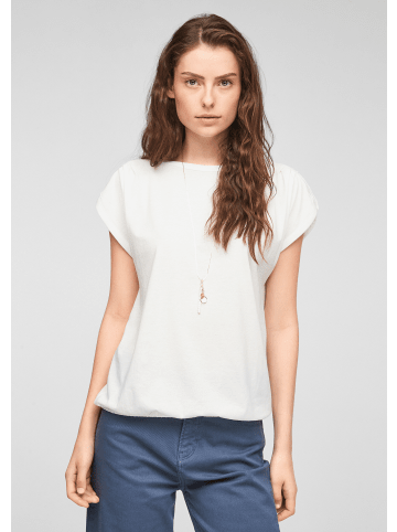 s.Oliver T-Shirt kurzarm in Creme