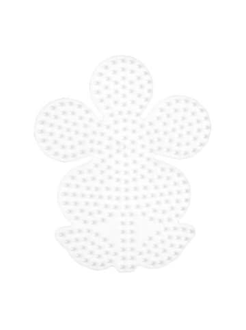 Hama Stiftplatte Blume für Midi-Bügelperlen in weiß