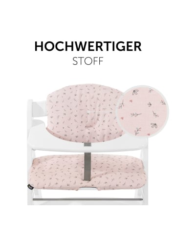 Hauck Sitzkissen / Hochstuhlauflage für Alpha in rosa,grau