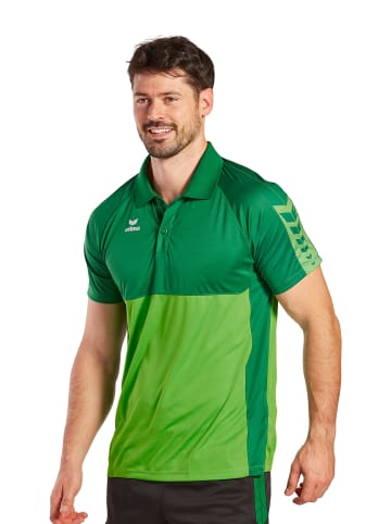 erima Herren Six Wings Poloshirt in green/smaragd
