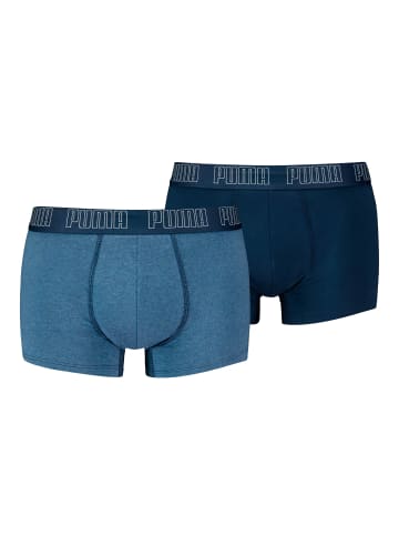 Puma Boxershort 2er Pack in Blau Denim