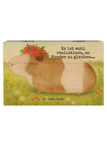 Mr. & Mrs. Panda Kiste Meerschweinchen Weisheit Design mit Spruch in Weiß