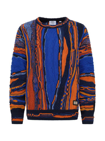 Carlo Colucci Strickpullover De Prezzo in Navy