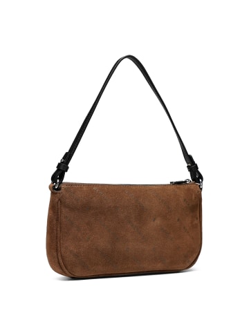 LIEBESKIND BERLIN Monogram Schultertasche Leder 23.5 cm in safari