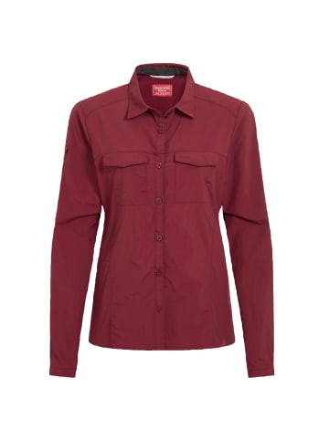 Craghoppers Hemd NosiLife Adventure Insektenabweisend in Riad Red