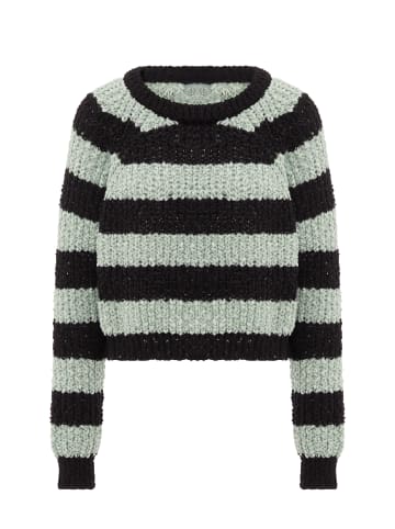 Libbi Damen Sweater in SCHWARZ GRÜN