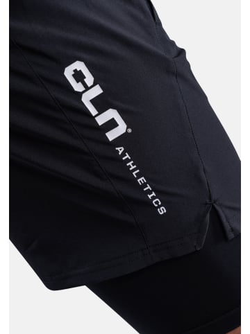 CLN Athletics 2 in 1 Short Rep in black