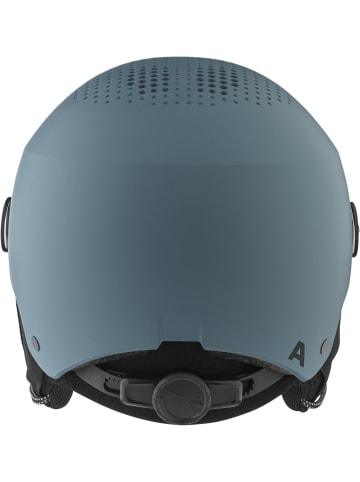 Alpina Skihelm mit Visier in blau