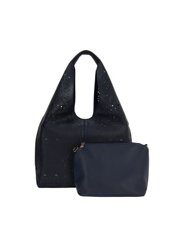 usha FESTIVAL Women 2-In-1 Tote Bag Set in Dark Blue