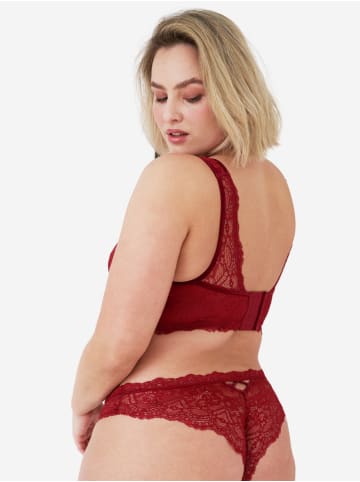 SugarShape Bralette Eliana in burgundy