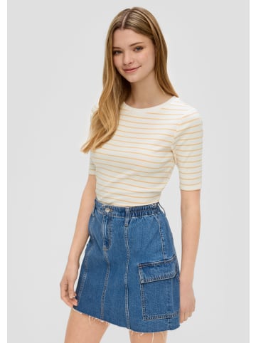 QS T-Shirt in 21G2_mango