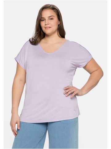 sheego T-Shirt in lavendel