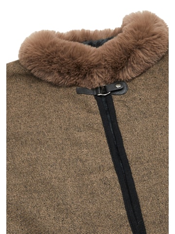 Usha Women Poncho in Braun