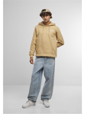 Mister Tee Hoodie "Los Angeles Wording Emb Regular Hoody" in Beige