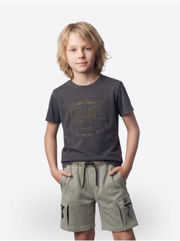 KOROSHI T-shirt mit kurzen Ã¤rmeln fÃ¼r jungen in Schwarz