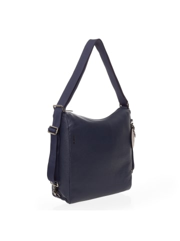 Mandarina Duck Mellow Leather Schultertasche Leder 36 cm in dress blue