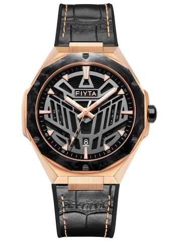 FIYTA Automatikuhr Extreme in schwarz / rosegold