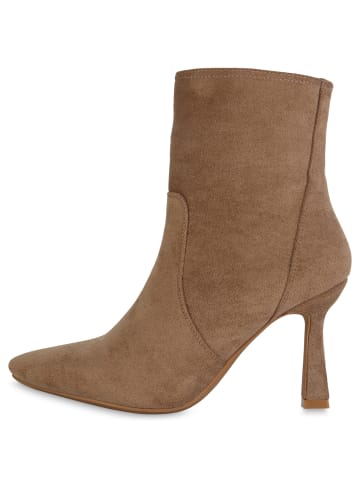 VAN HILL Klassische Stiefeletten Eleanor in Hellbraun
