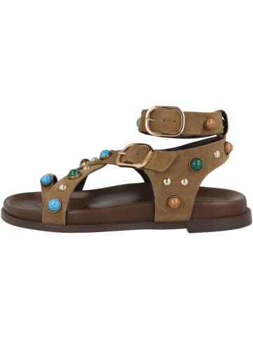 Steve Madden Sandale Linear in hellbraun