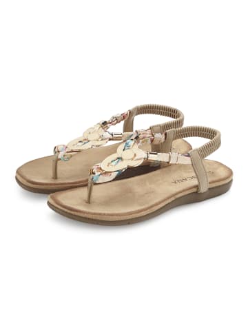 LASCANA Zehentrenner in beige