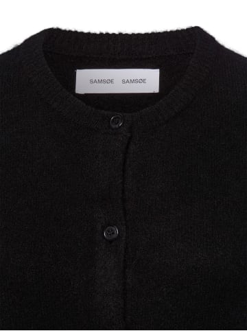 SAMSOE & SAMSOE Strickjacke Nor in schwarz - 0004