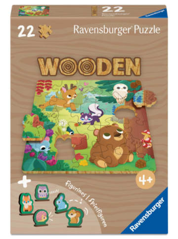 Ravensburger Verlag GmbH Spiel - Kinderpuzzle 22 Teile - Fröhliche Waldfreunde