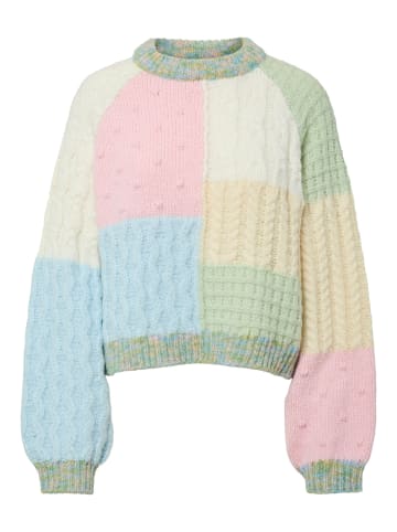 Pieces Pullover 'REMIX' Grün