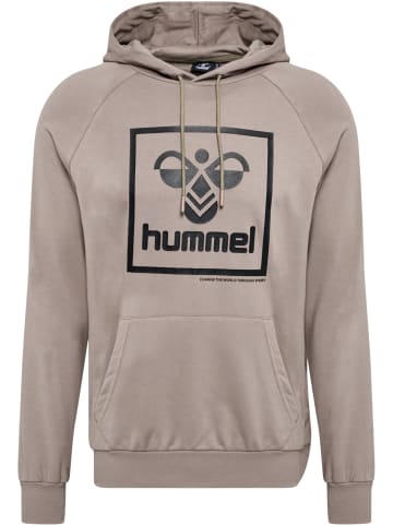 Hummel Hummel Verstellbare Taille Kapuzenpullover Raglanärmel Hmlisam Herren in DRIFTWOOD