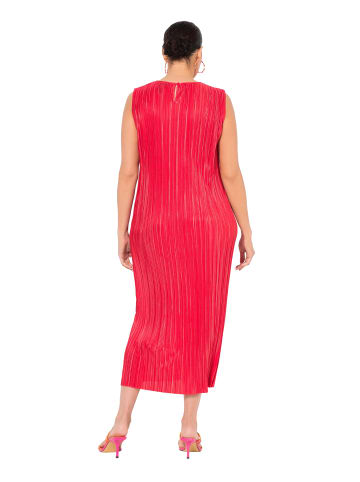 Ulla Popken Midikleid in neon rot