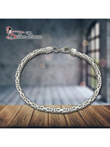 SilberDream 925 Sterling Silber Damen, Herren SilberDream Armbänder Vierkant-Form ca. 19cm