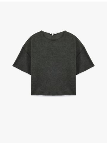 KOTON TSHIRT SS in Anthrazit