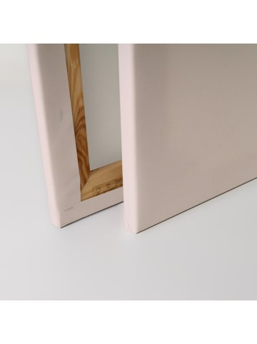 A.S. Création Leinwandbild Canvas Simple Hearts   Beige