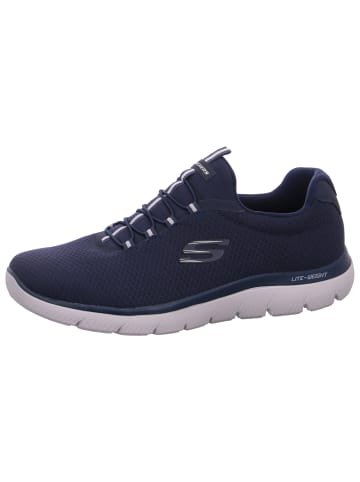 Skechers Slipper Summits in Blau