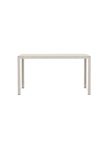 ebuy24 Gartentisch Mirko Beige 80 x 140 cm