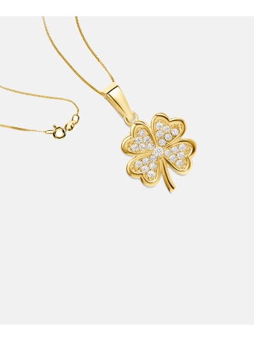 Diamant L'éternel Halskette aus 585 Gelbgold